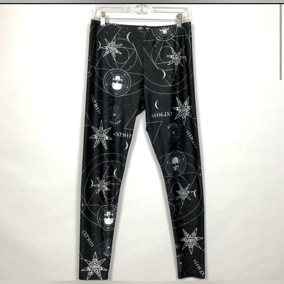Spin Doctor Odessa Nights mystical celestial leggings - size Large - Picture 2 of 12